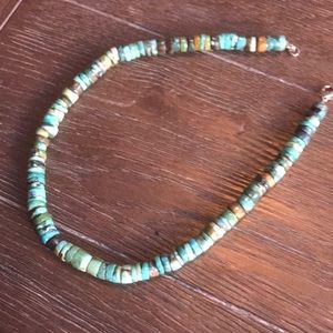 Hand made genuine turquoise necklace